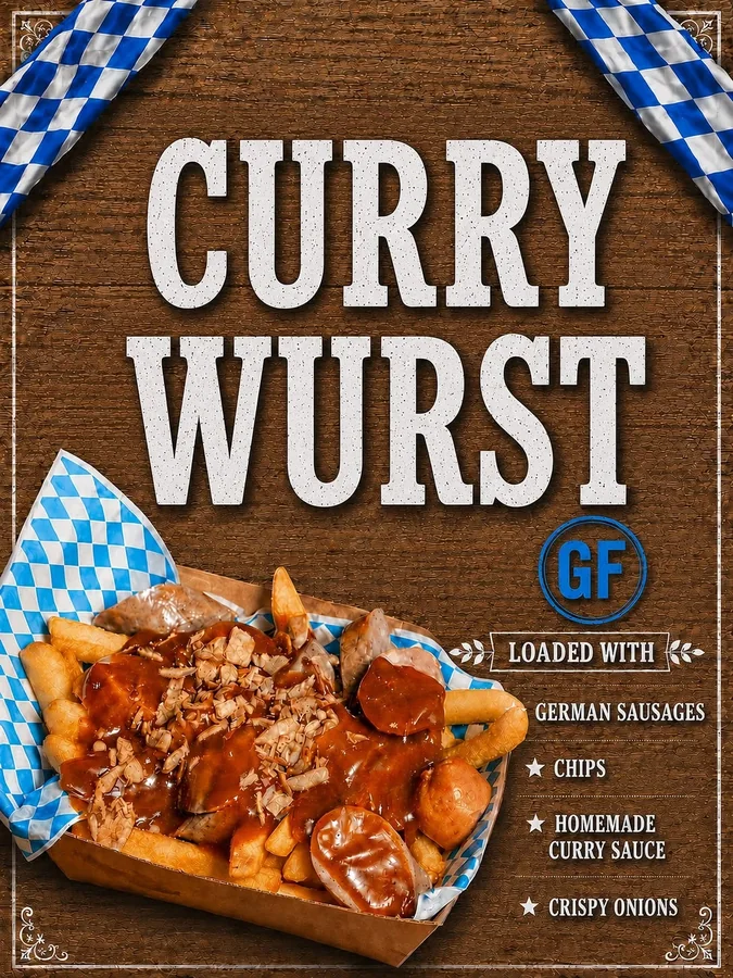 Currywurst Loaded Fries (100% GF)
